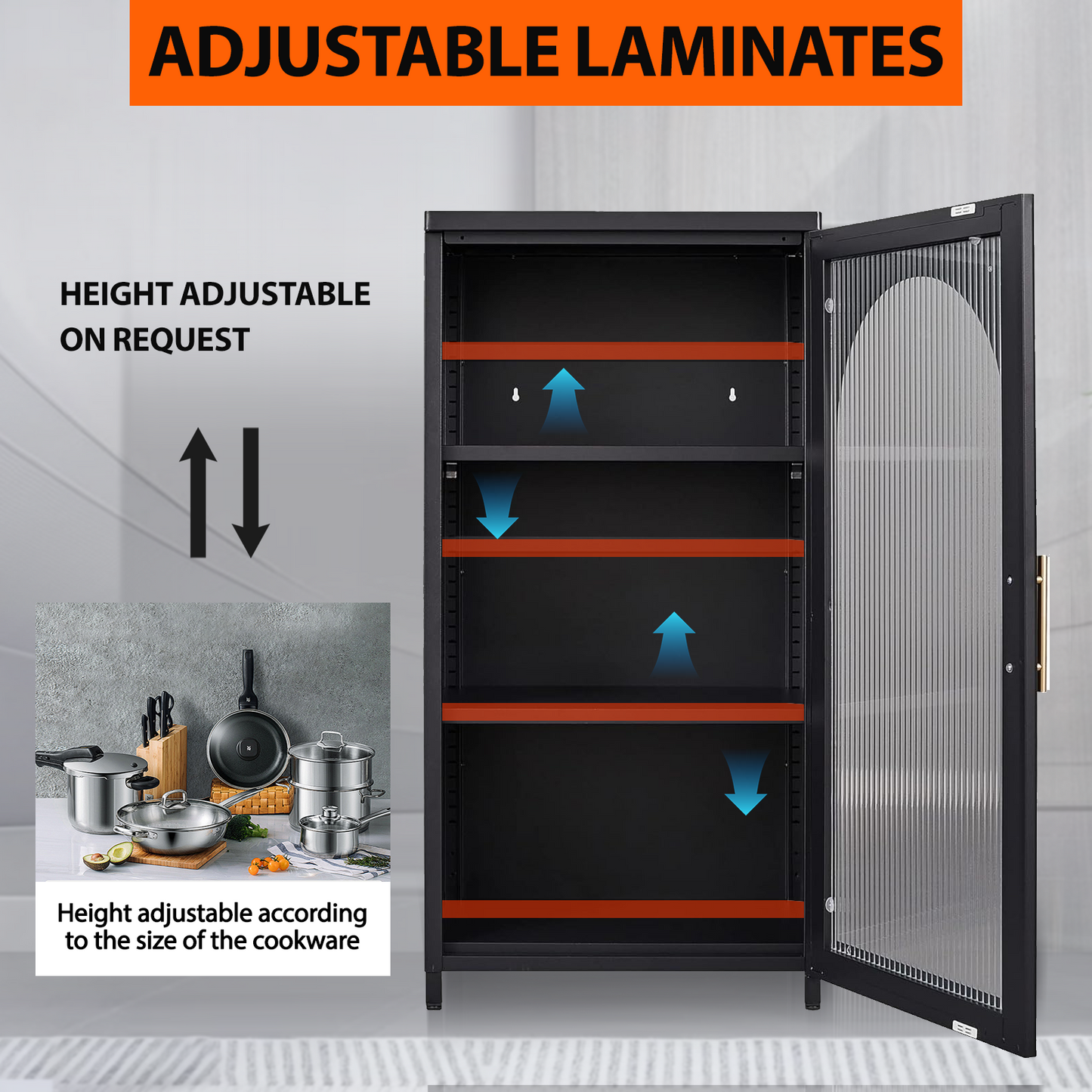 Leynot three-layer adjustable locker